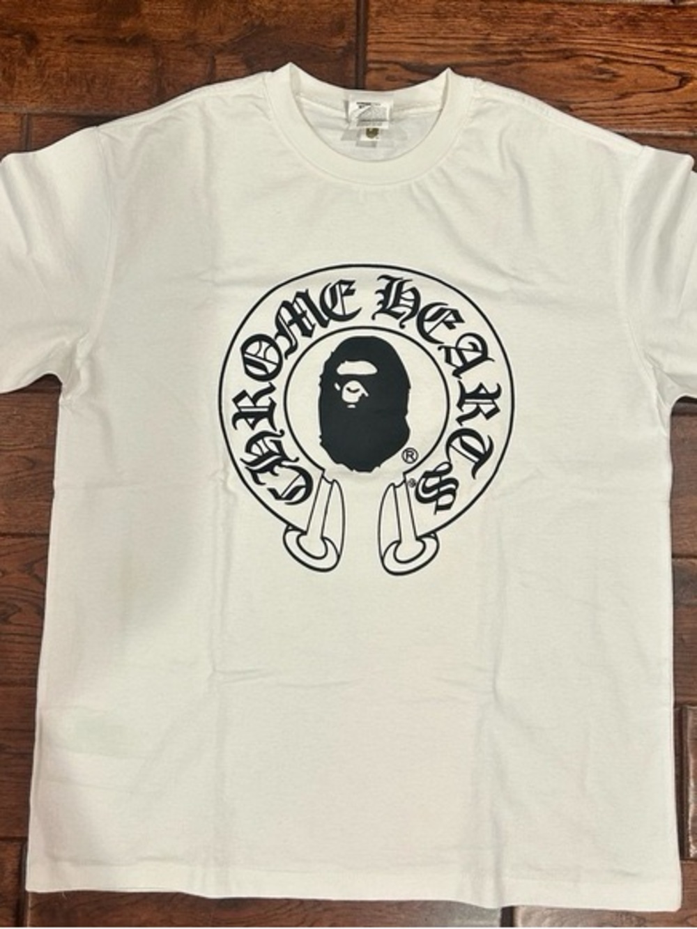 Chrome Hearts x BAPE collab t